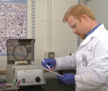 Клиника лечения наркозависимости в Гвардейске Врач в кабинете клиники